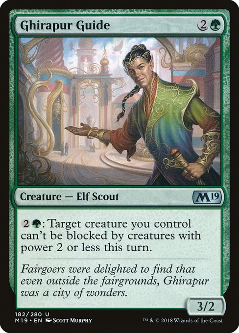 Core Set 2019 - 182 - Ghirapur Guide - Uncommon - G - Non-foil