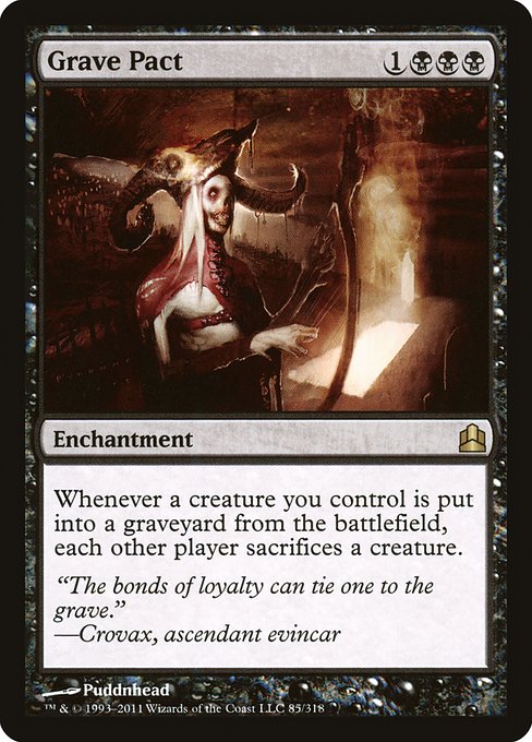 Commander 2011 - 85 - Grave Pact - Rare - B - Non-foil (Front)