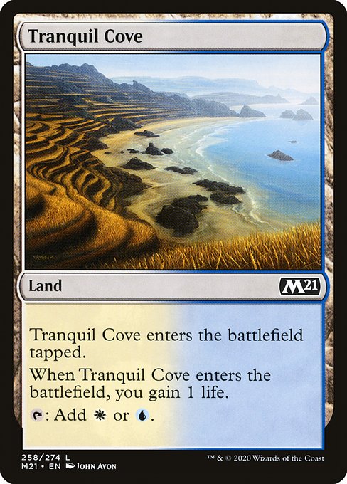 Core Set 2021 - 258 - Tranquil Cove - Common - C - Non-foil
