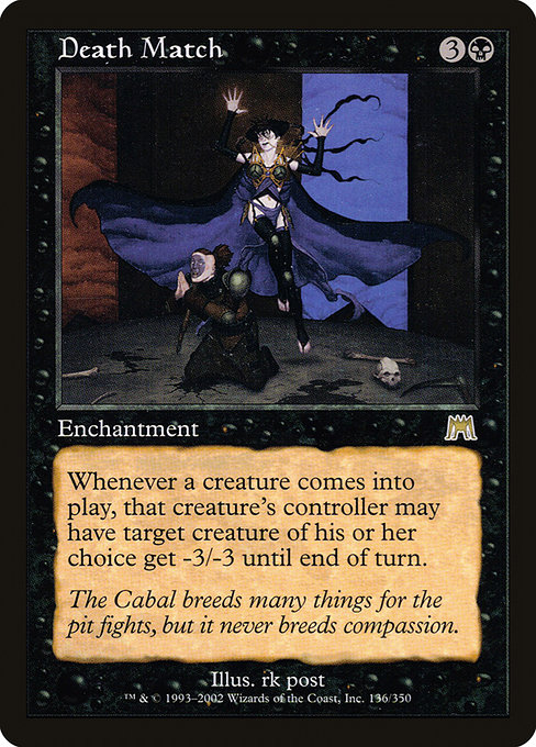 Onslaught - 136 - Death Match - Rare - B - Non-foil (Front)