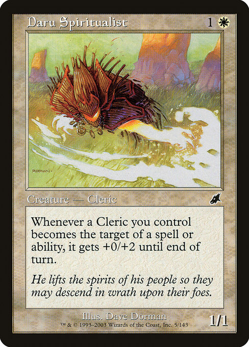 Scourge - 5 - Daru Spiritualist - Common - W - Non-foil (Front)