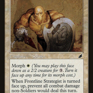 Scourge - 15 - Frontline Strategist - Common - W - Non-foil (Front)