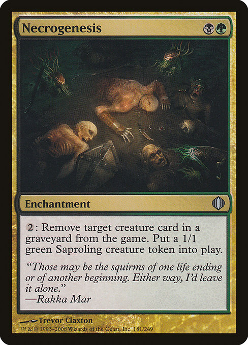 Shards of Alara - 181 - Necrogenesis - Uncommon - BG - Non-foil (Front)