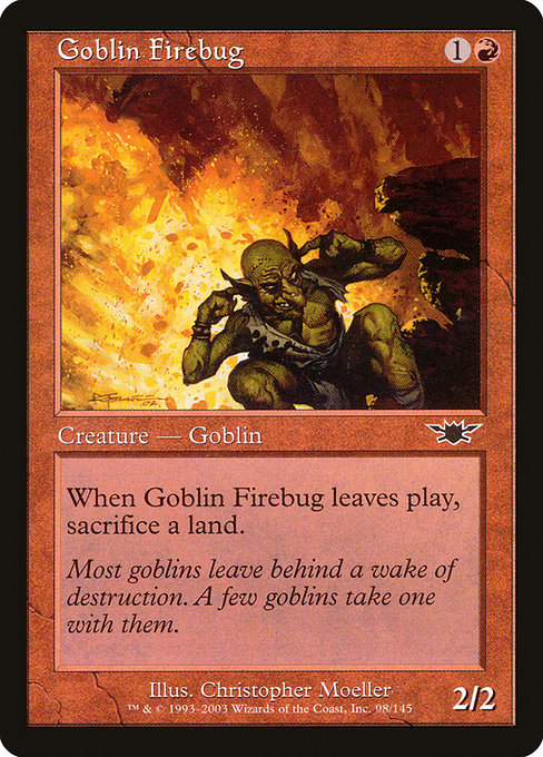Legions - 98 - Goblin Firebug - Common - R - Non-foil (Front)