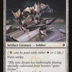 New Phyrexia - 19 - Porcelain Legionnaire - Common - W - Non-foil (Front)