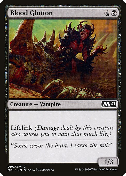 Core Set 2021 - 90 - Blood Glutton - Common - B - Non-foil