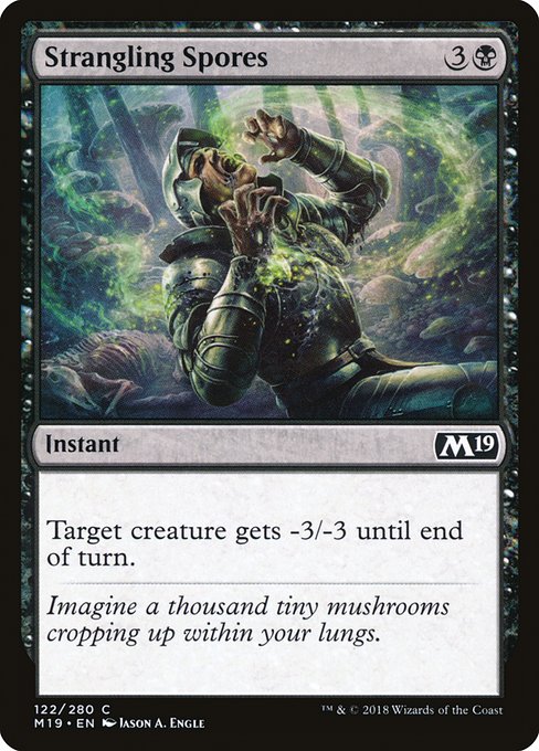 Core Set 2019 - 122 - Strangling Spores - Common - B - Non-foil