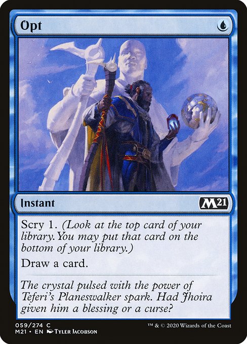 Core Set 2021 - 59 - Opt - Common - U - Non-foil