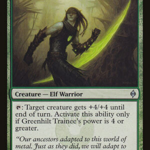 New Phyrexia - 112 - Greenhilt Trainee - Uncommon - G - Non-foil (Front)