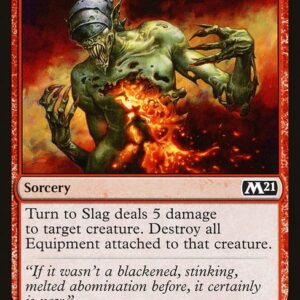 Core Set 2021 - 168 - Turn to Slag - Common - R - Non-foil