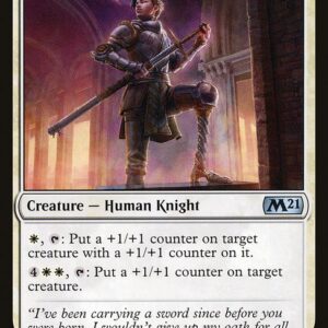 Core Set 2021 - 41 - Tempered Veteran - Uncommon - W - Non-foil