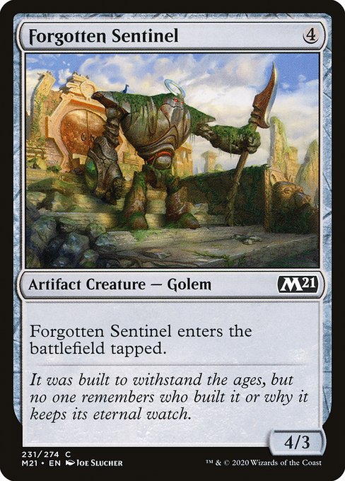 Core Set 2021 - 231 - Forgotten Sentinel - Common - C - Non-foil