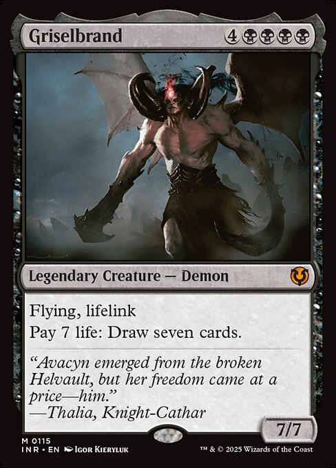 Innistrad Remastered - 115 - Griselbrand - Mythic - B - Non-foil (Front)