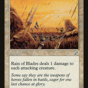 Scourge - 20 - Rain of Blades - Uncommon - W - Non-foil (Front)