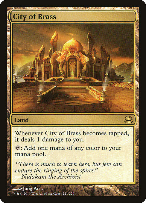 Modern Masters - 221 - City of Brass - Rare - C - Non-foil (Front)