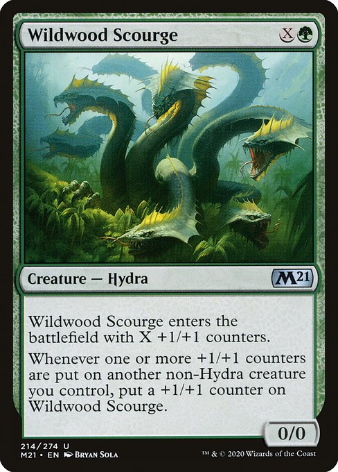 Core Set 2021 - 214 - Wildwood Scourge - Uncommon - G - Non-foil