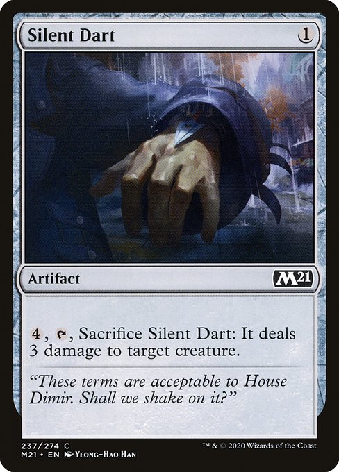 Core Set 2021 - 237 - Silent Dart - Common - C - Non-foil