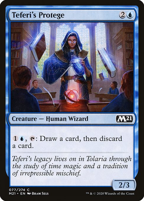 Core Set 2021 - 77 - Teferi's Protege - Common - U - Non-foil