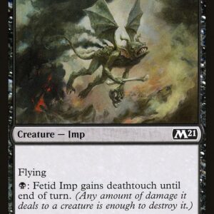 Core Set 2021 - 98 - Fetid Imp - Common - B - Non-foil