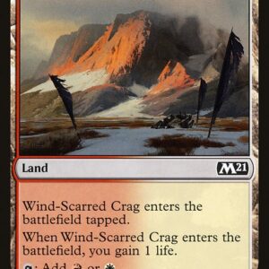 Core Set 2021 - 259 - Wind-Scarred Crag - Common - C - Non-foil