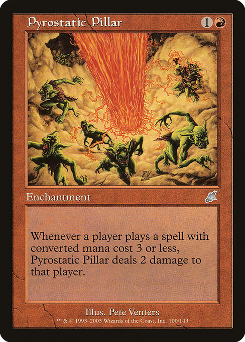 Scourge - 100 - Pyrostatic Pillar - Uncommon - R - Non-foil (Front)