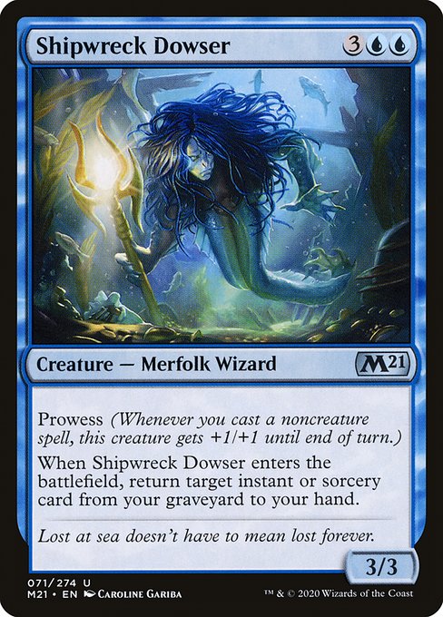 Core Set 2021 - 71 - Shipwreck Dowser - Uncommon - U - Non-foil