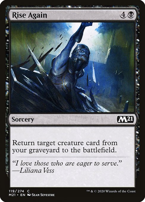 Core Set 2021 - 119 - Rise Again - Common - B - Non-foil