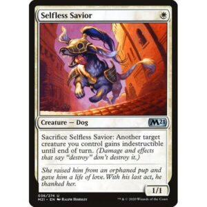 Core Set 2021 - 36 - Selfless Savior - Uncommon - W - Non-foil