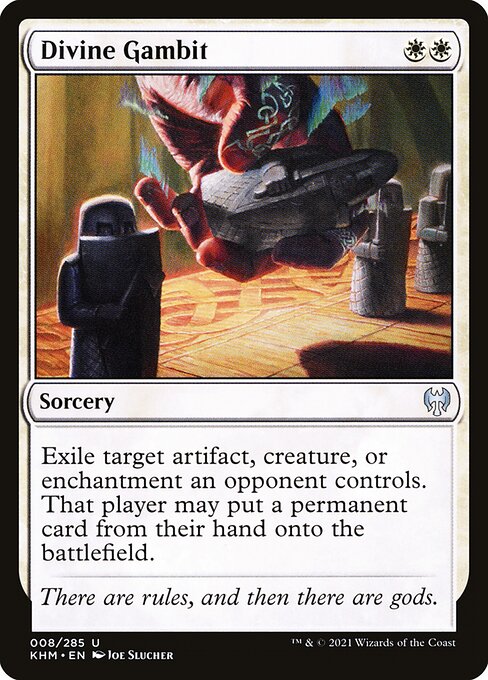 Kaldheim - 8 - Divine Gambit - Uncommon - W - Non-foil