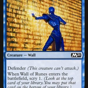 Core Set 2021 - 85 - Wall of Runes - Common - U - Non-foil