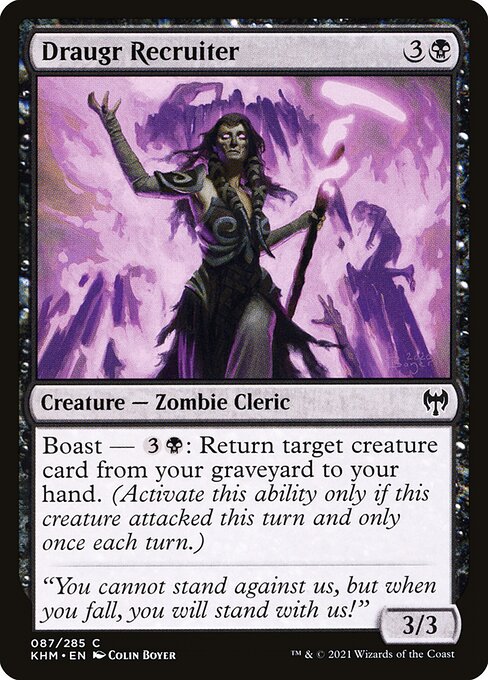 Kaldheim - 87 - Draugr Recruiter - Common - B - Non-foil