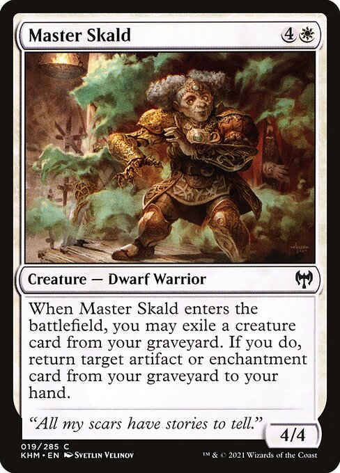Kaldheim - 19 - Master Skald - Common - W - Non-foil