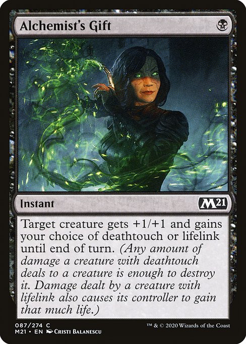 Core Set 2021 - 87 - Alchemist's Gift - Common - B - Non-foil