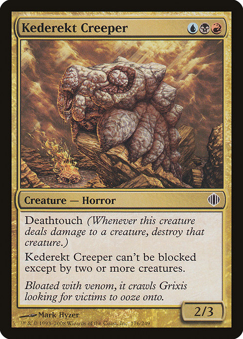 Shards of Alara - 176 - Kederekt Creeper - Common - Multi - Non-foil (Front)