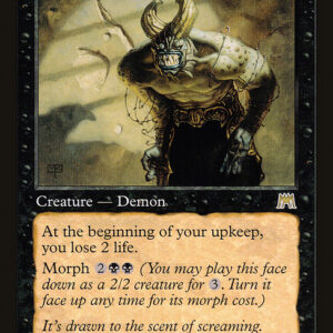 Onslaught - 153 - Grinning Demon - Rare - B - Non-foil (Front)