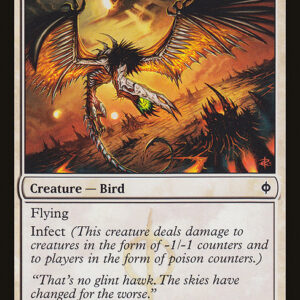 New Phyrexia - 24 - Shriek Raptor - Common - W - Non-foil (Front)