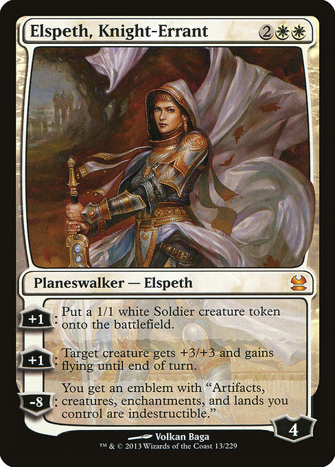 Modern Masters - 13 - Elspeth, Knight-Errant - Mythic - W - Non-foil (Front)