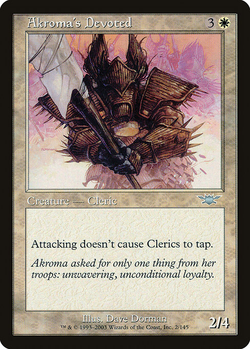 Legions - 2 - Akroma's Devoted - Uncommon - W - Non-foil (Front)