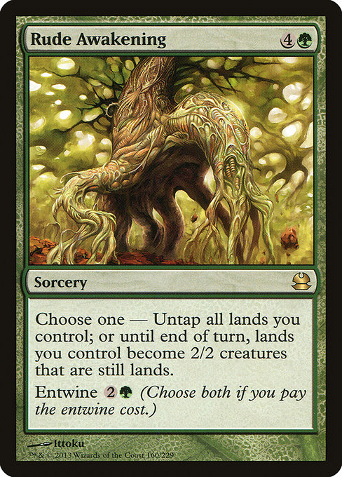 Modern Masters - 160 - Rude Awakening - Rare - G - Foil (Front)