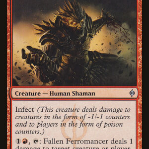 New Phyrexia - 82 - Fallen Ferromancer - Uncommon - R - Non-foil (Front)