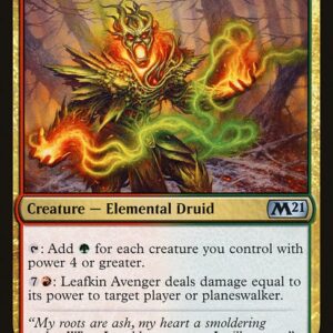 Core Set 2021 - 220 - Leafkin Avenger - Uncommon - RG - Non-foil