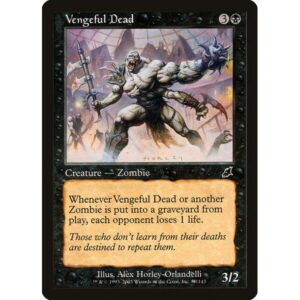 Scourge - 80 - Vengeful Dead - Common - B - Non-foil (Front)