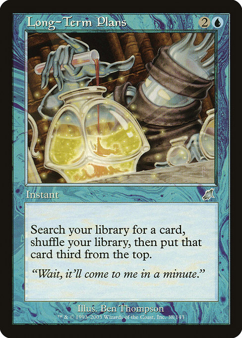 Scourge - 38 - Long-Term Plans - Uncommon - U - Non-foil (Front)