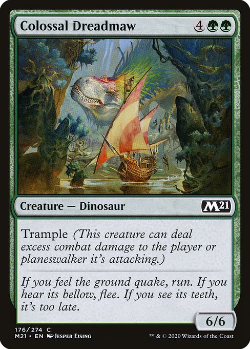 Core Set 2021 - 176 - Colossal Dreadmaw - Common - G - Non-foil