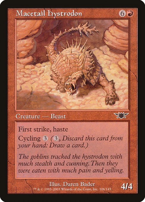 Legions - 106 - Macetail Hystrodon - Common - R - Non-foil (Front)