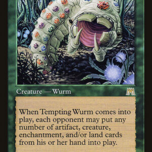 Onslaught - 291 - Tempting Wurm - Rare - G - Non-foil (Front)