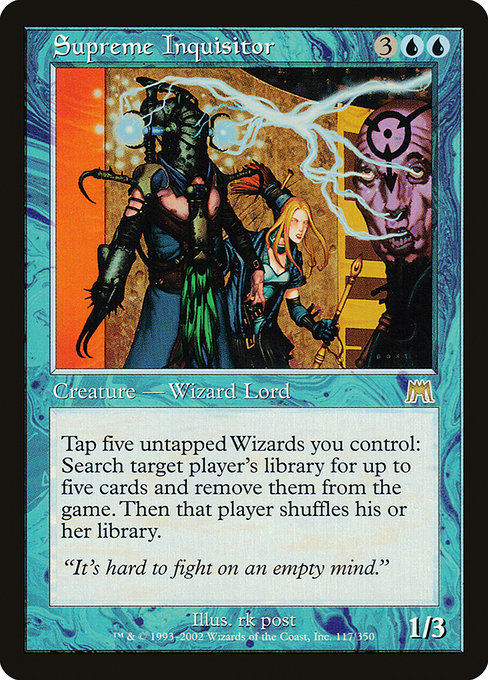 Onslaught - 117 - Supreme Inquisitor - Rare - U - Non-foil (Front)