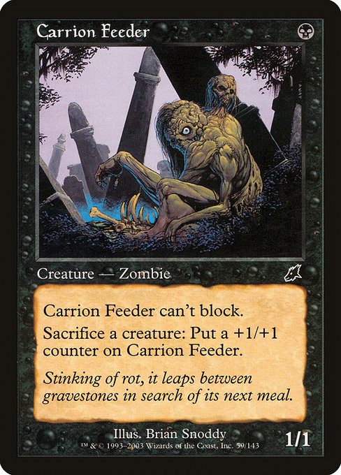 Scourge - 59 - Carrion Feeder - Common - B - Non-foil (Front)