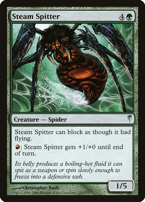 Coldsnap - 124 - Steam Spitter - Uncommon - G - Non-foil (Front)