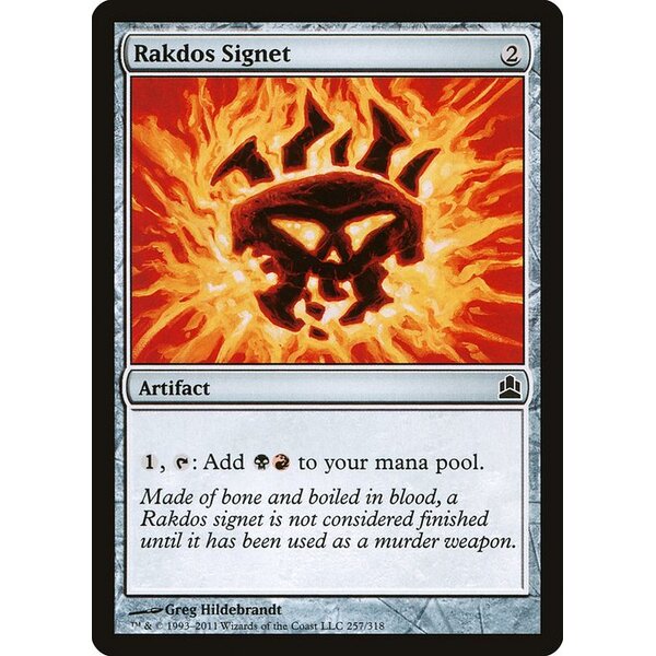 Commander 2011 - 257 - Rakdos Signet - Common - C - Non-foil (Front)